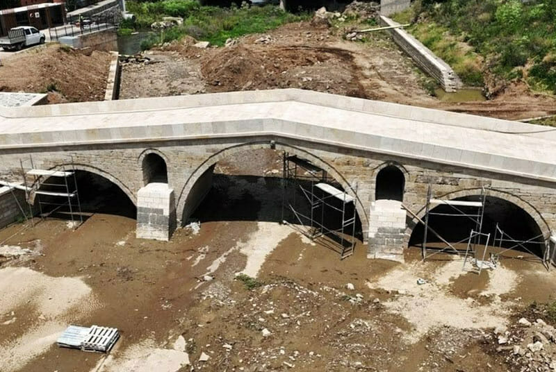 600 yıllık köprü restore ediliyor