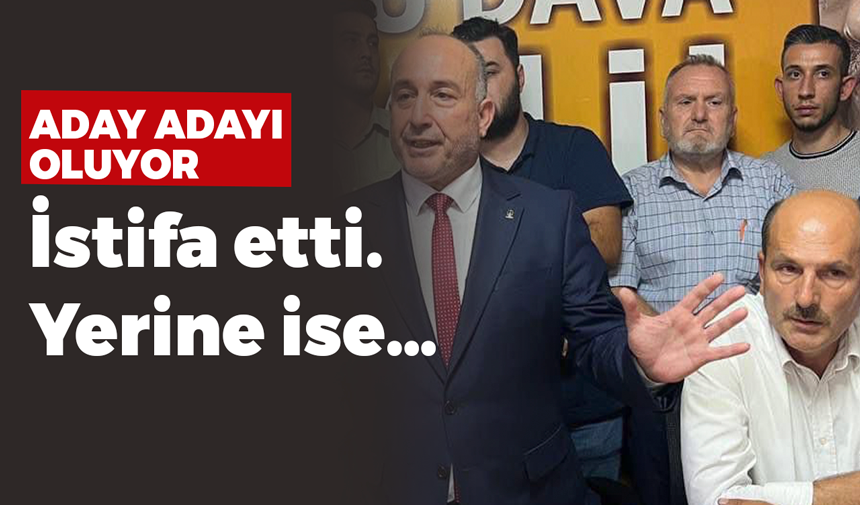 AK Parti Gölcük’te Çetin Seymen istifa etti. Yerineyse…