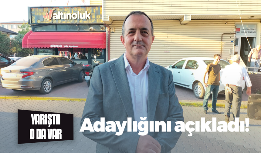 Hasan Bayrak Kartepe’ye adaylığını açıkladı