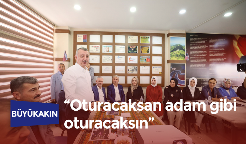 Başkan Büyükakın: “Bu makamların tek sahibi var, o da millet”