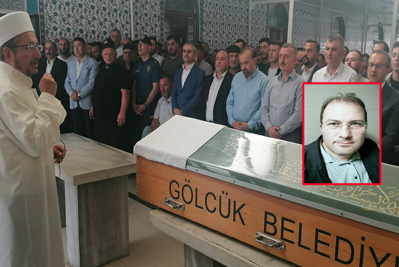 Başkan Sezer kardeşini son yolculuğuna uğurladı