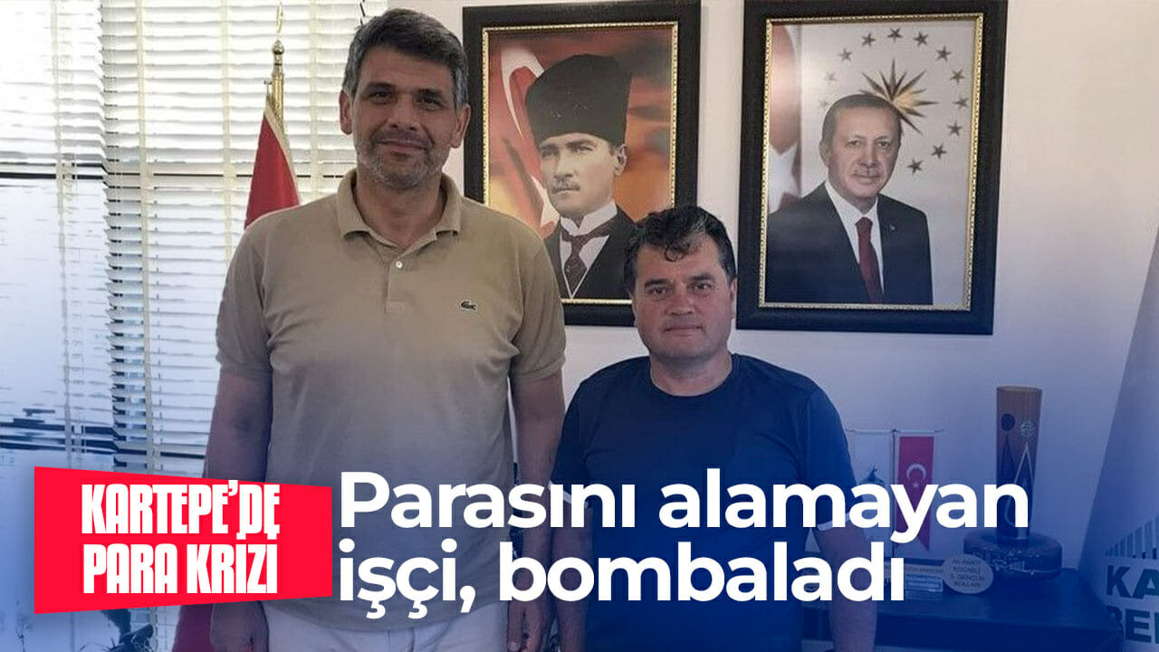 Parasını alamayan işçi, bombaladı!