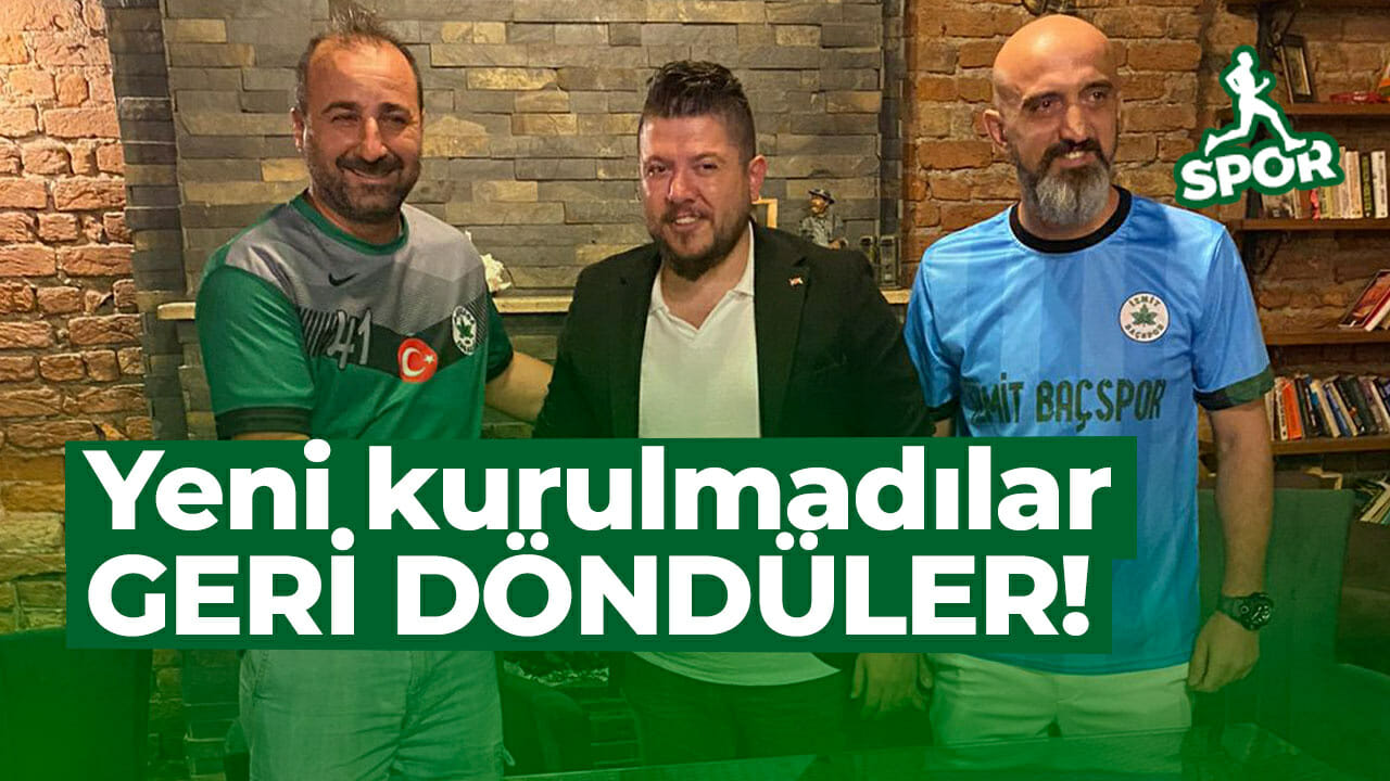 Yeni kurulmadılar, GERİ DÖNDÜLER!