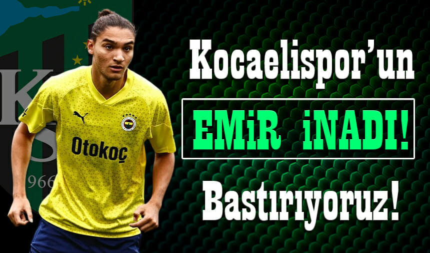 Kocaelispor’un Emir Ortakaya inadı!