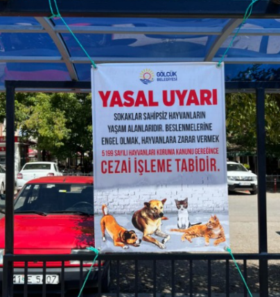 Belediyenin astığı afiş dikkat çekti - Resim : 1