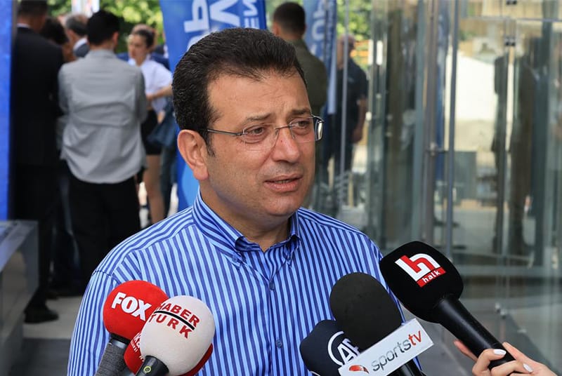 İBB Başkanı Ekrem İmamoğlu,