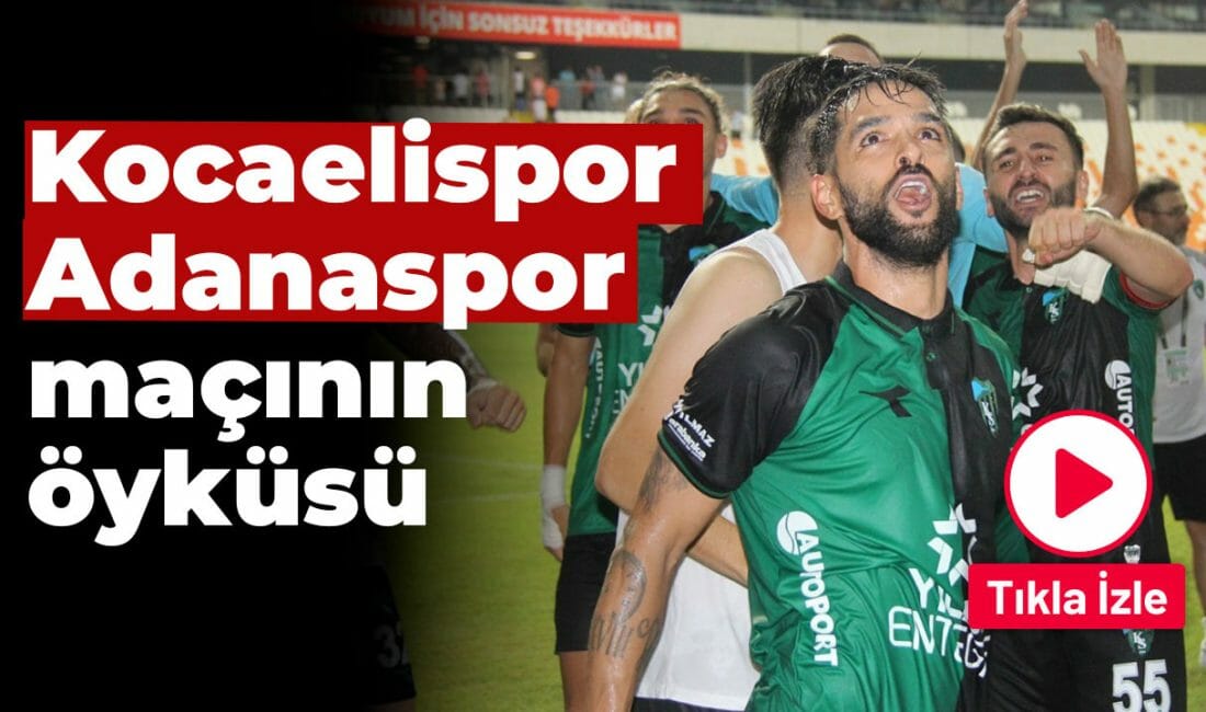 Kocaelispor'un deplasmanda 2-0 kazandığı