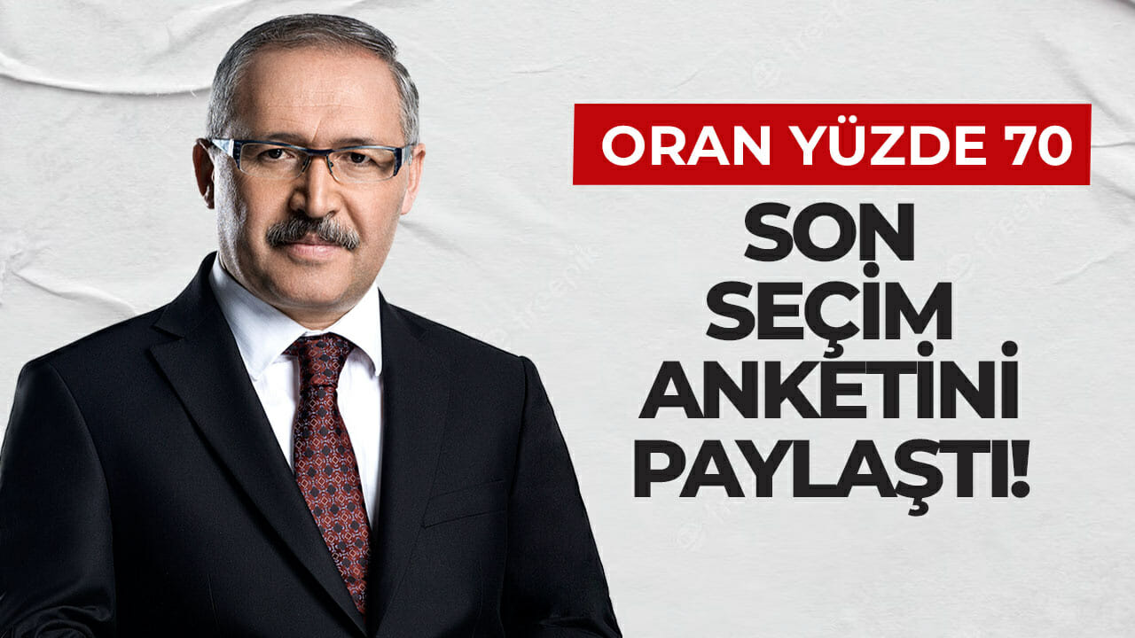 Abdulkadir Selvi son seçim anketini paylaştı: Oran yüzde 70 çıktı