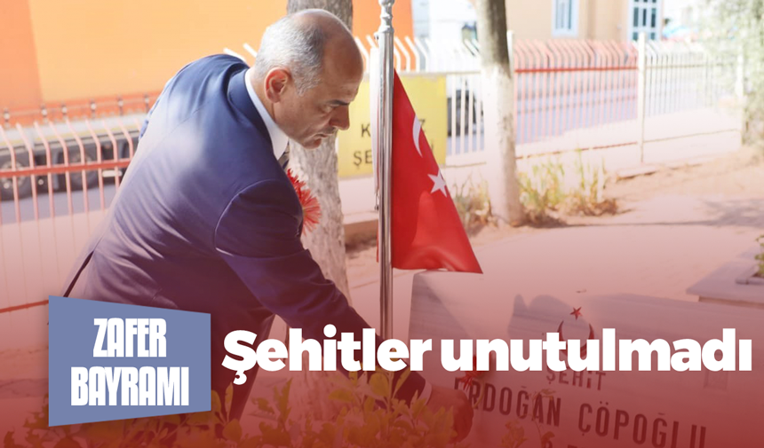 30 Ağustos’ta şehitler unutulmadı