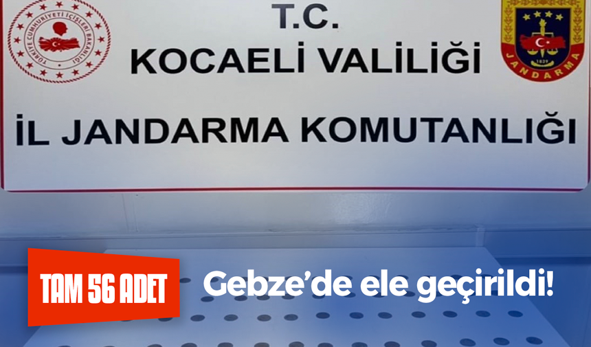 Gebze’de tarihi eser operasyonu