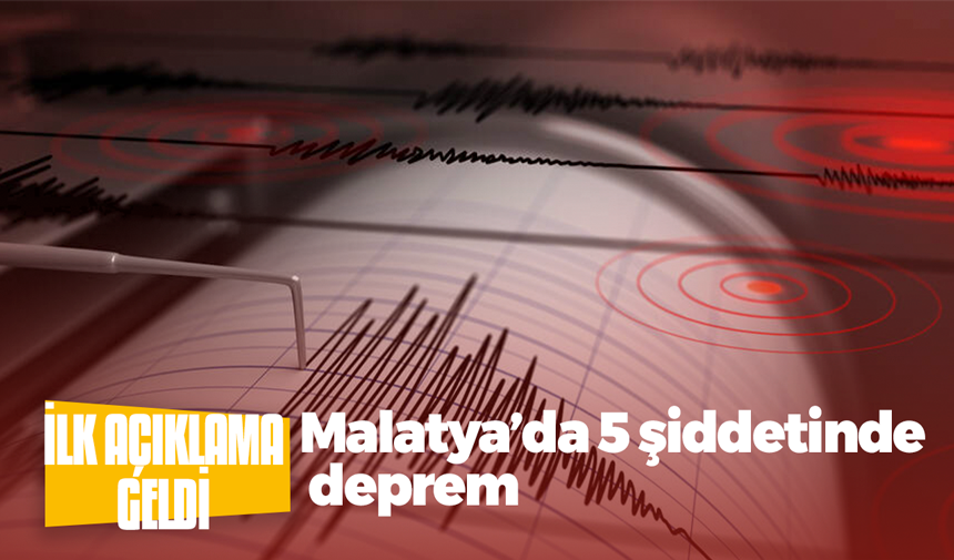 Malatya Yeşilyurt’ta 5 büyüklüğünde deprem!