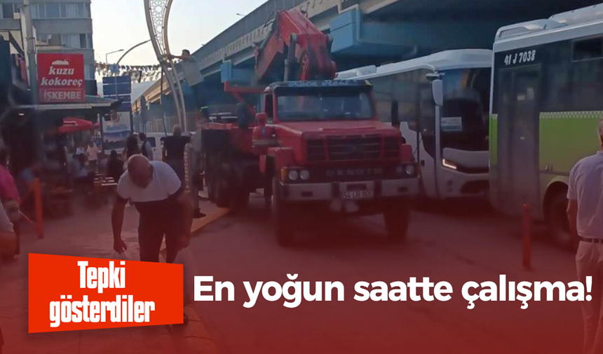 En yoğun saatte çalışma! Tepki gösterdiler