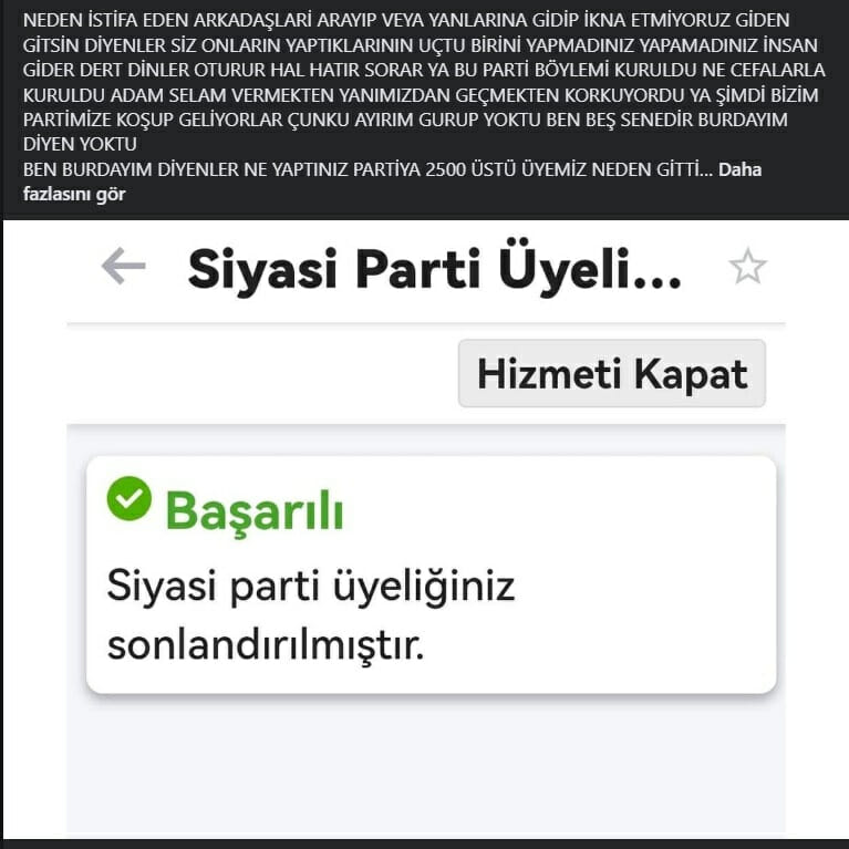 İYİ Partili bir isim daha istifa etti: “Ne yaptınız partiye?” - Resim : 1