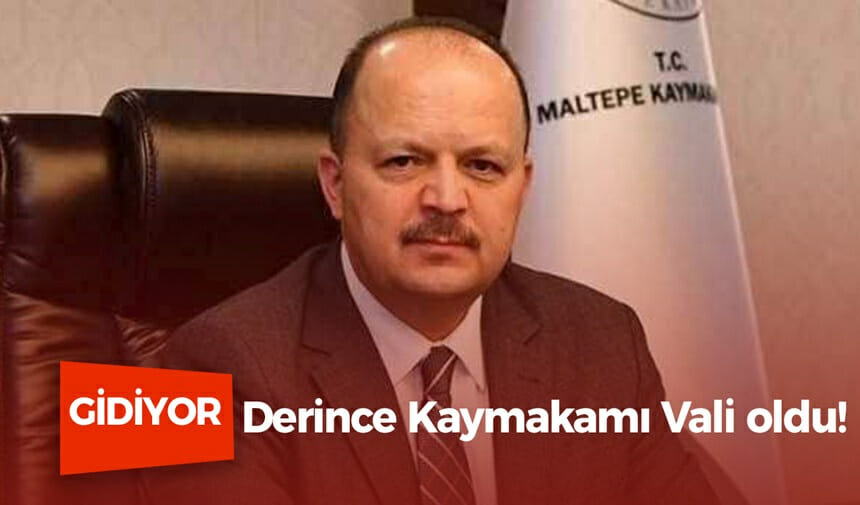 Derince Kaymakamı Meftun Dallı Vali oldu