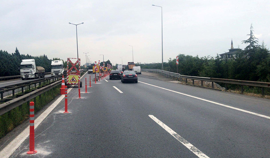 Stadyum yolu için TEM’de çalışma var