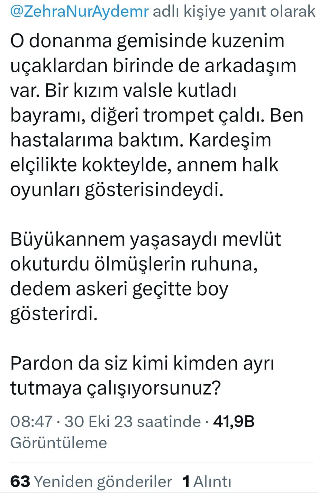 AK Partili vekilin Cumhuriyet Bayramı'nda yaptığı paylaşıma tepkiler yağdı - Resim : 1