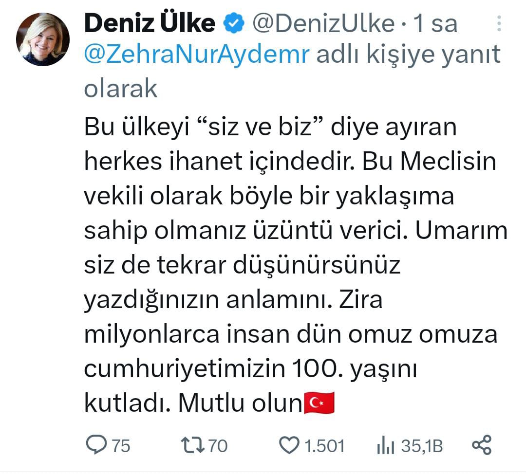 AK Partili vekilin Cumhuriyet Bayramı'nda yaptığı paylaşıma tepkiler yağdı - Resim : 2