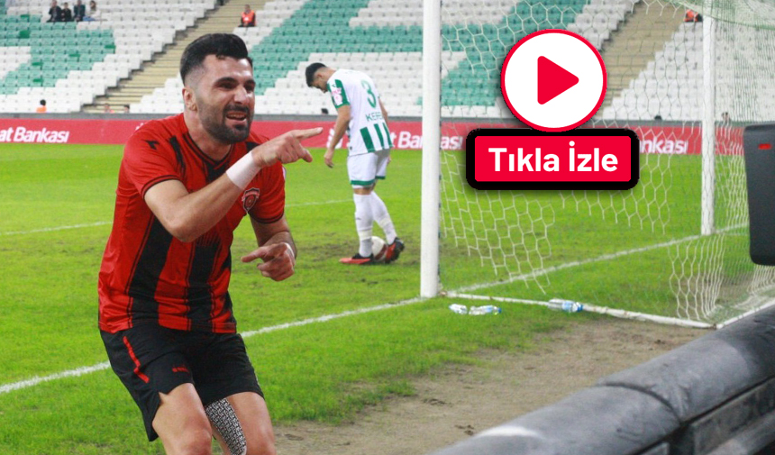 Gölcükspor’un başarılı golcüsü, Bursaspor’u