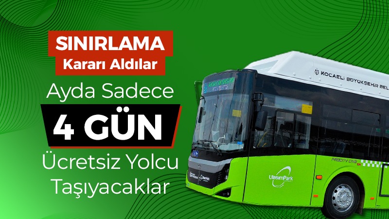 Özel halk otobüslerinden ücretsiz yolcu kararı: Sadece o günler bedava taşıyacaklar