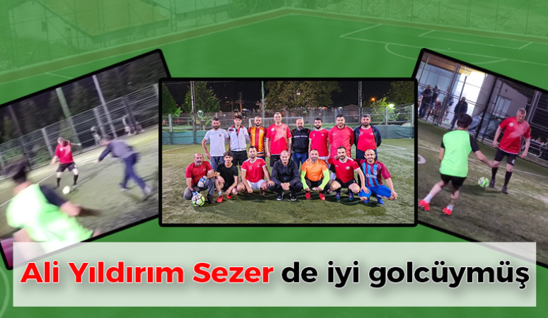 Ali Yıldırım Sezer de iyi golcüymüş!