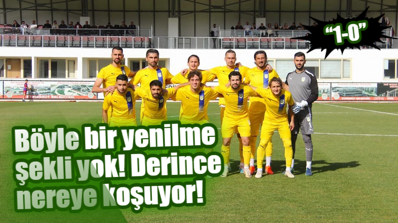 Böyle bir yenilme şekli yok! Derince nereye koşuyor! “1-0”