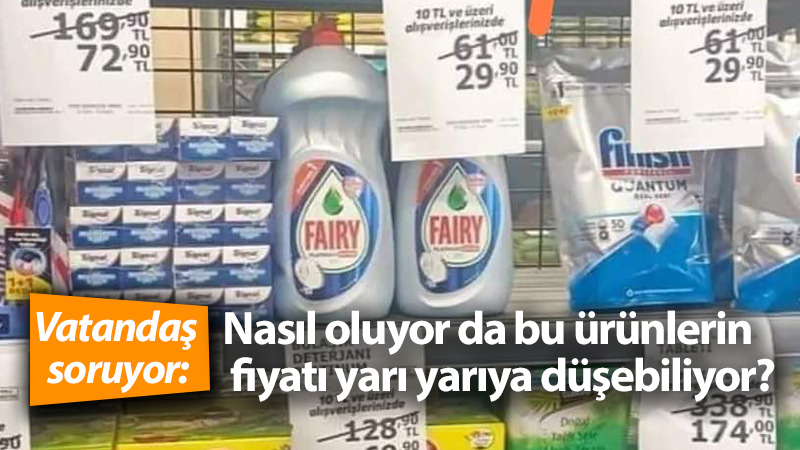 Vatandaş soruyor: Nasıl oluyor da bu ürünlerin fiyatı yarı yarıya düşebiliyor?