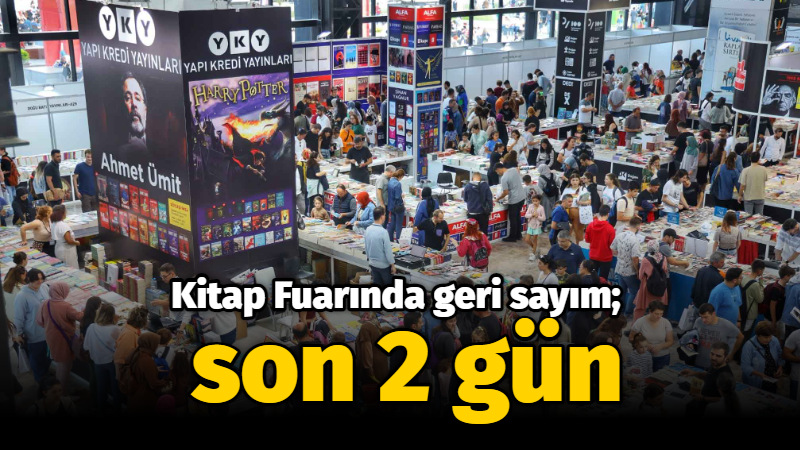 Kitap Fuarında geri sayım; son 2 gün