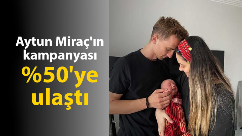 Aytun Miraç’ın kampanyası %50’ye ulaştı