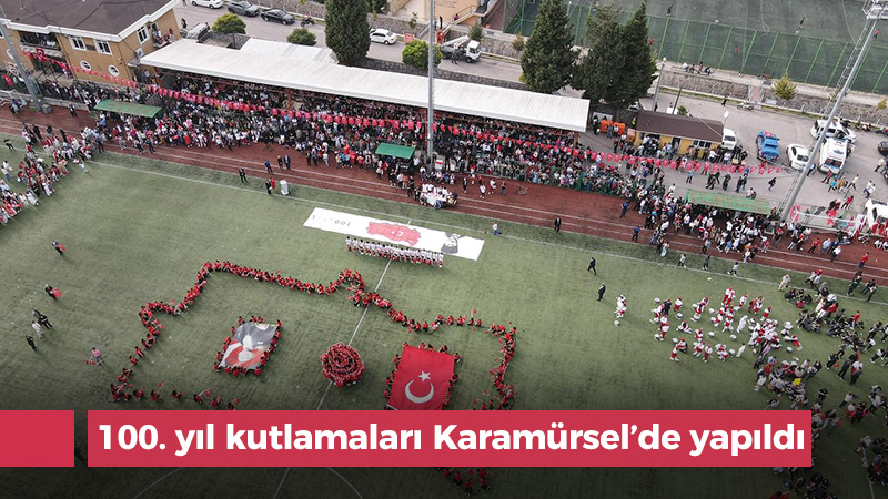 Karamürsel’de Cumhuriyet Bayramı’nın 100’üncü yılı kutlandı