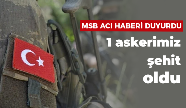 MSB acı haberi duyurdu: