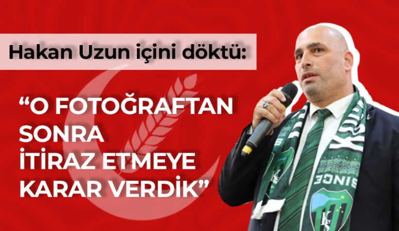 “O fotoğraftan sonra itiraz etmeye karar verdik”