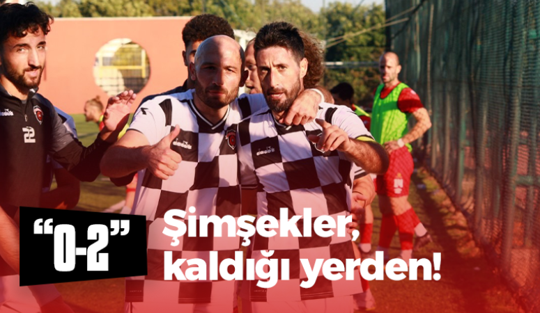 Şimşekler, kaldığı yerden! “0-2”