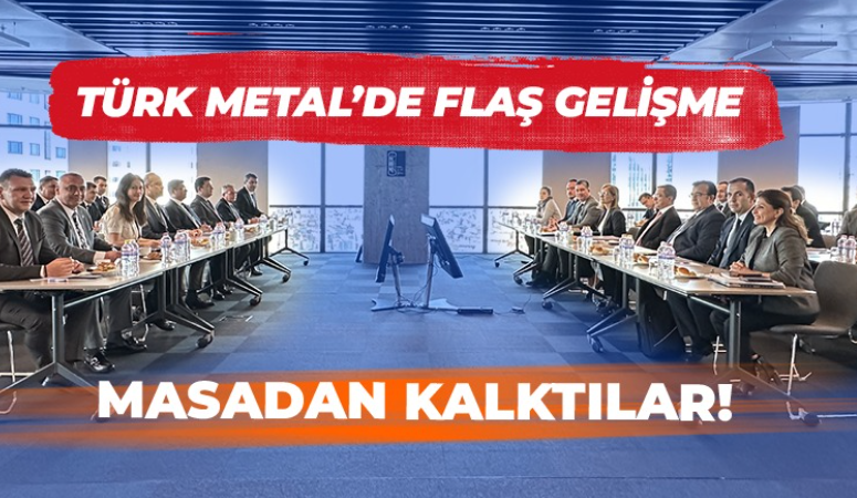 Türk Metal’de flaş gelişme: Masadan kalktılar