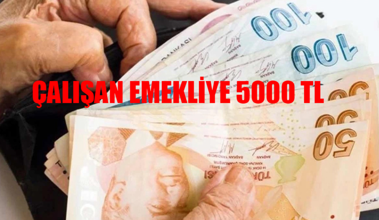 Emekliye 5000 TL İkramiye Son Dakika: Çalışan Emekliye İkramiye Verilecek Mi?