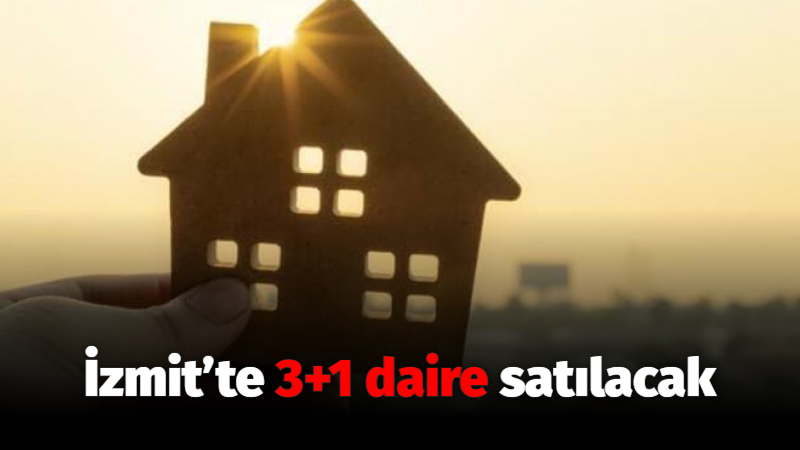 İzmit’te 3+1 daire satılacak