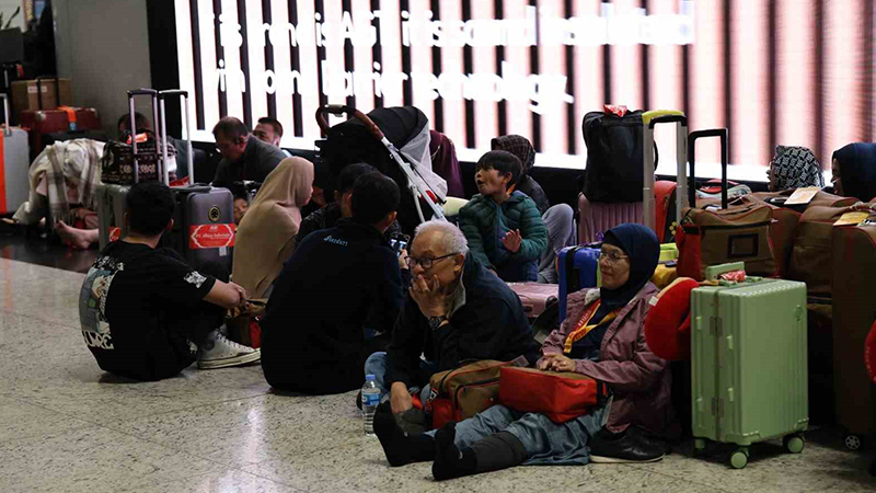 THY’de altyapı çöktü, yolcular mağdur oldu