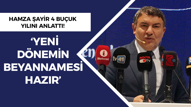 Hamza Şayir 4 buçuk yılını anlattı! ‘Yeni dönemin beyannamesi hazır’