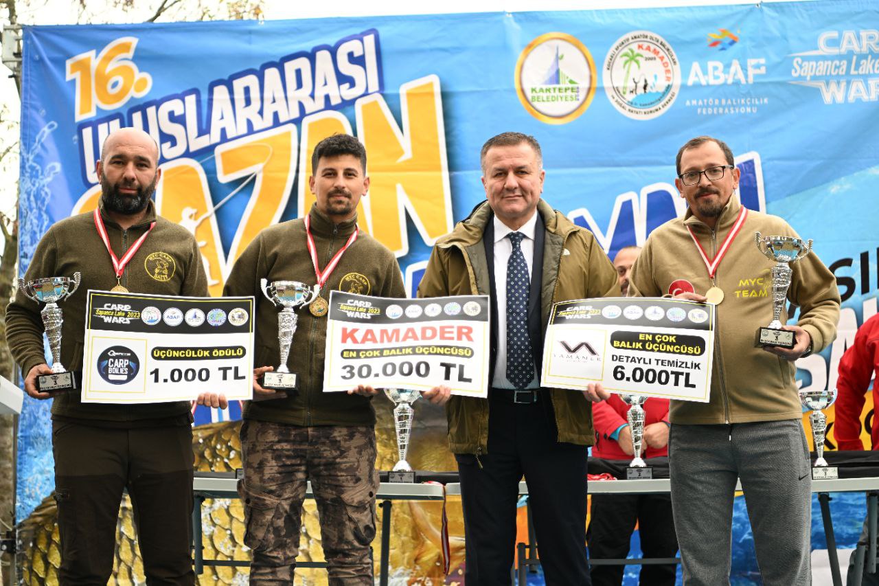 Kartepe'de sazan balığı tutma yarışması sonuçlandı - Resim : 3