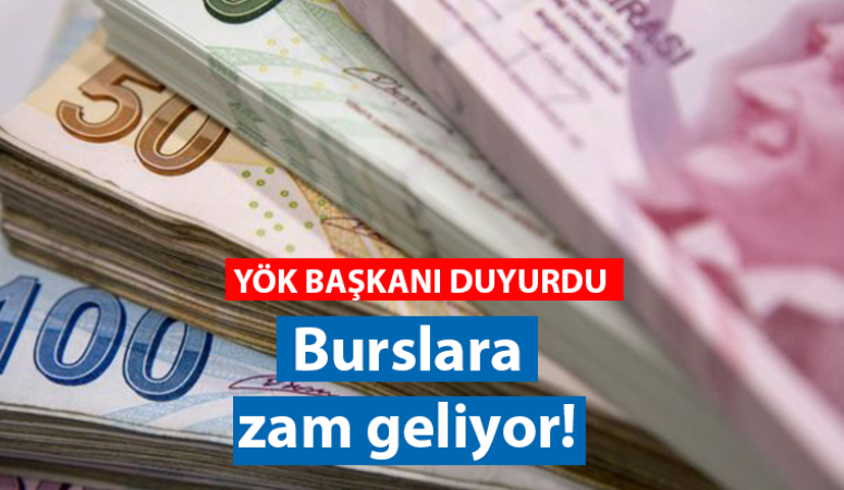 YÖK Başkanı duyurdu: Burslara zam geliyor