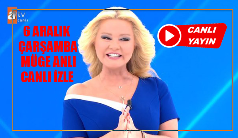 6 Aralık Müge Anlı İzle! 6 Aralık Müge Anlı Canlı Yayın İzle! ATV Müge Anlı Bugünkü Yayını İzle Youtube