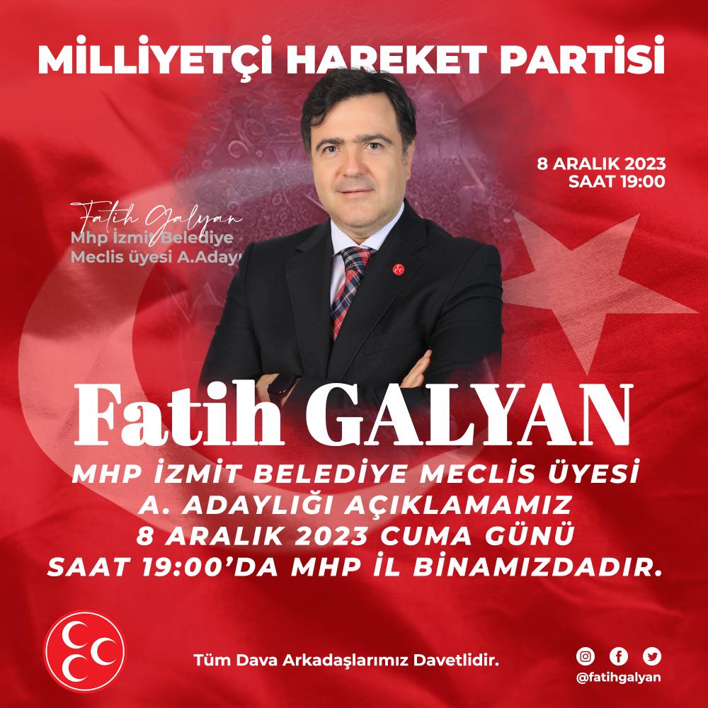 Fatih Galyan aday oluyor - Resim : 1