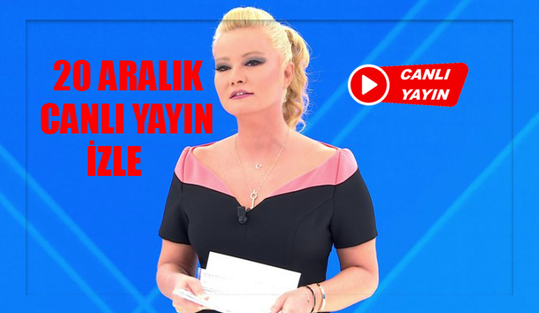 ATV Müge Anlı Canlı Yayın İzle! 20 Aralık Çarşamba Müge Anlı Canlı İzle! ATV Canlı Yayın Müge Anlı İle Tatlı Sert