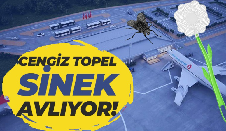 Cengiz Topel sinek avlıyor!