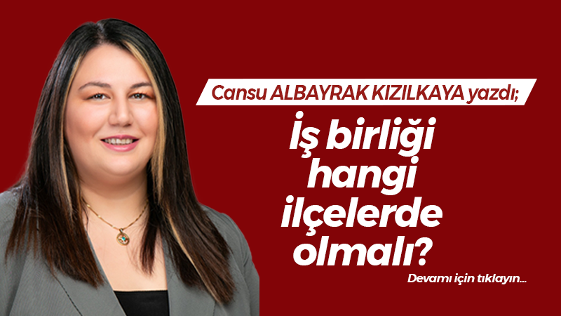 İş birliği hangi ilçelerde olmalı?