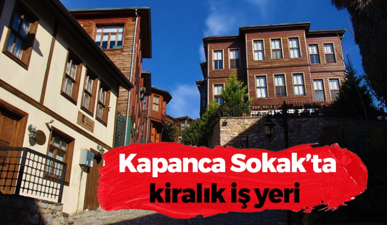 Kapanca Sokak’ta kiralık iş yeri