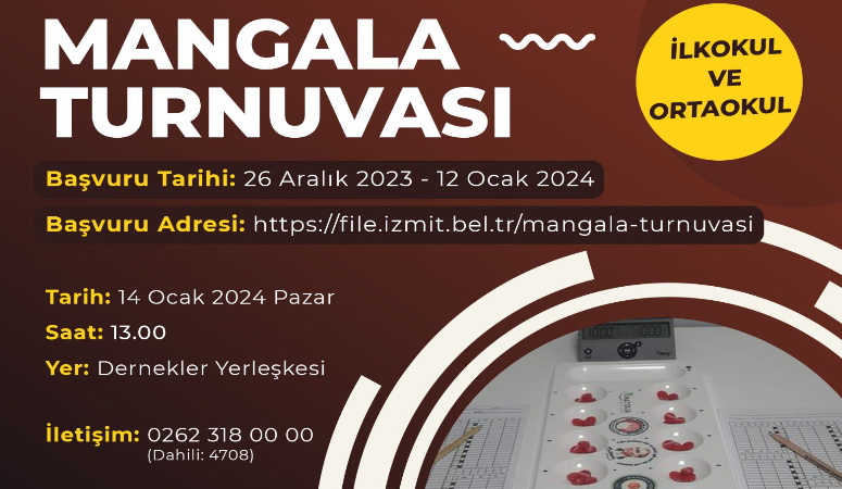 Mangala Turnuvası kayıtları devam ediyor 