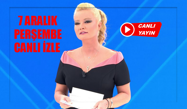 Müge Anlı 7 Aralık İzle! ATV Canlı Yayın Müge Anlı İzle! Müge Anlı Canlı İzle Bugün 7 Aralık 2023