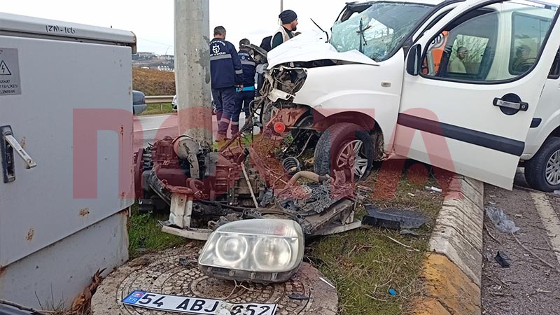 Direksiyon başında fenalaşıp kaza yaptı: 1 ölü 2 yaralı - Resim : 1