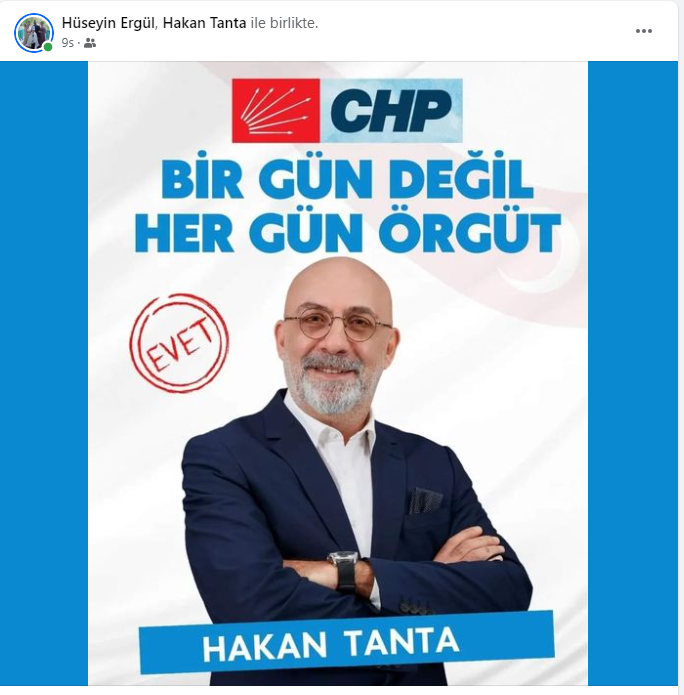 Hüseyin Ergül'den Hakan Tanta'ya destek paylaşımı - Resim : 1