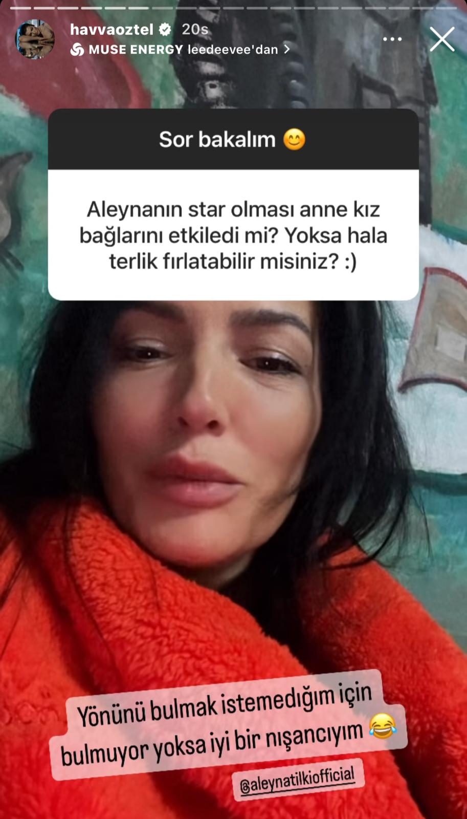 Havva Öztel’den güldüren ‘Aleyna Tilki’ açıklaması! ‘O bir star ama evde…’ - Resim : 1